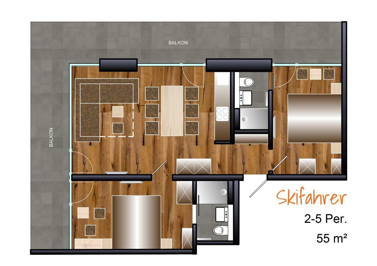 C(h)illas Appartements Kappl  Extérieur photo